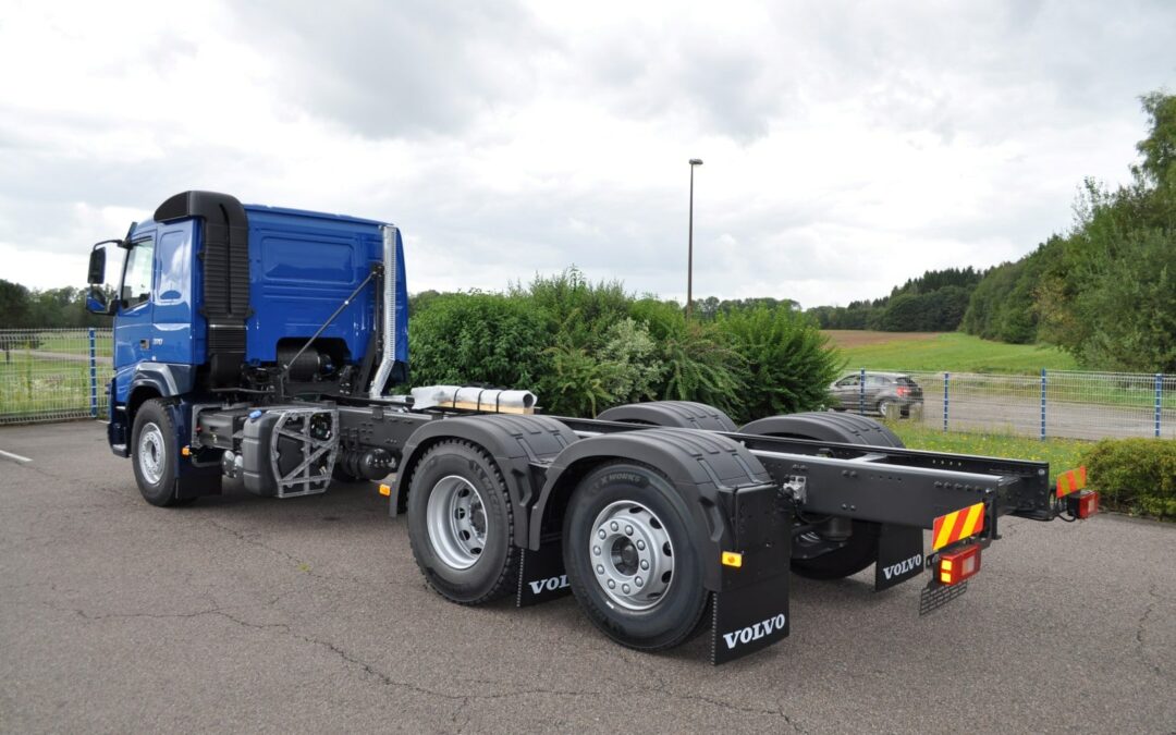 Livraison du châssis de la prochaine balayeuse Noblet